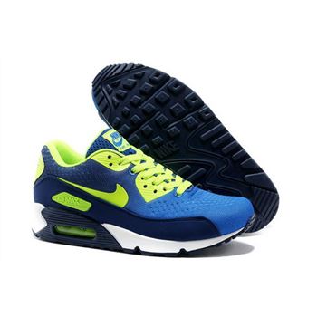Nike Air Max 90 Prm Em Men Green And Blue Sports Shoes Ireland
